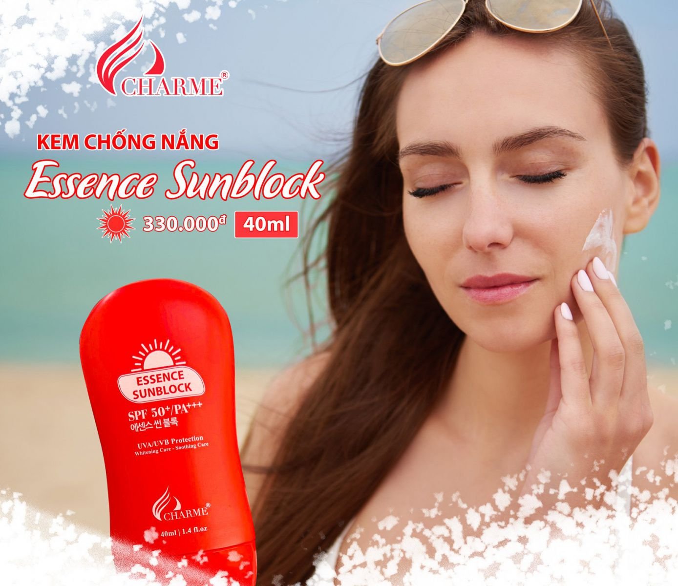 Kem Chống Nắng Charme_Essence SunBlock 40ml