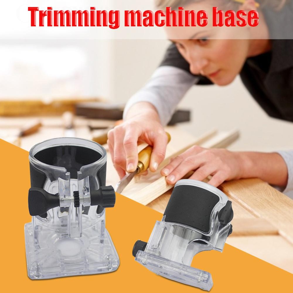 Base Assembly Router Cover Protective Cover Transparent Shell Dust Cover Plunge Router Base Wooden ...