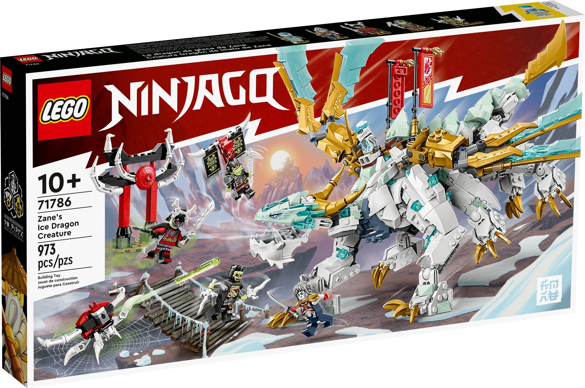 LEGO Ninjago 71786 Zane's Ice Dragon Creature | Lazada Singapore