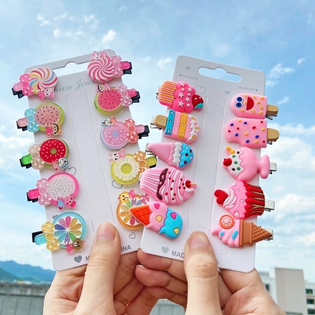 Set 10 kẹp tóc cho bé