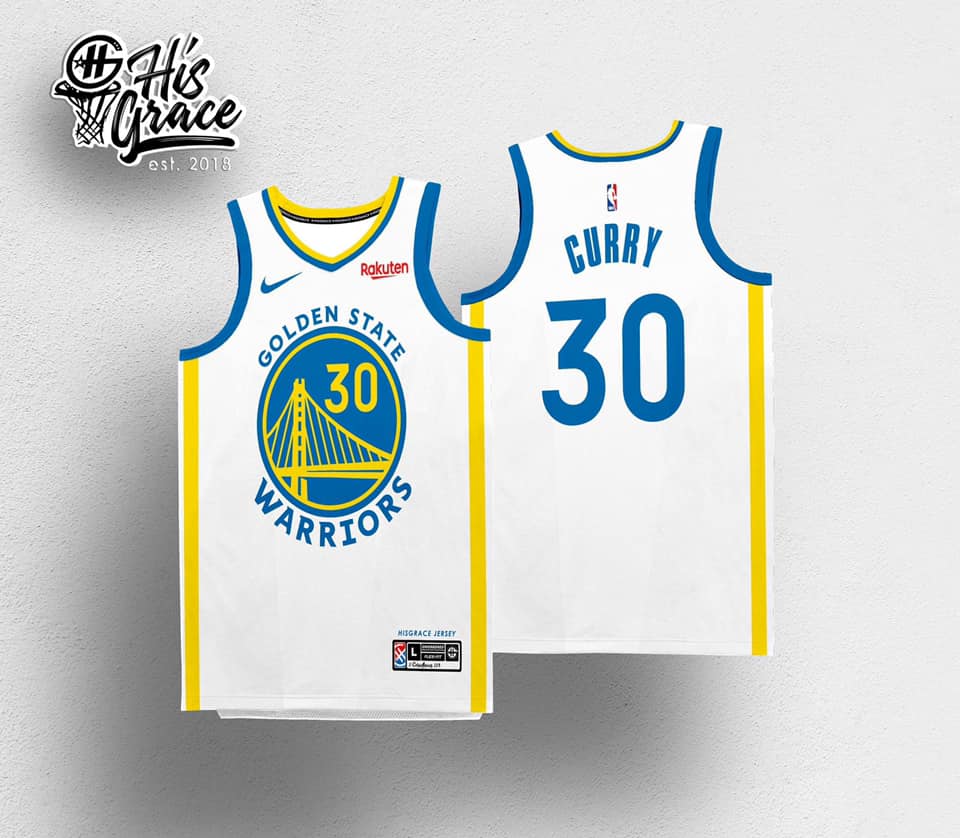 GOLDEN STATE WARRIORS OAKLAND CURRY YELLOW HG JERSEY FULL SUBLIMATION