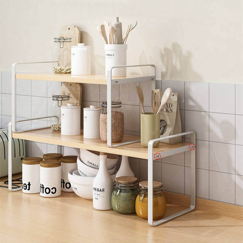 Kitchen Rack Shelf Organizers Countertop Rack Storage Shelf