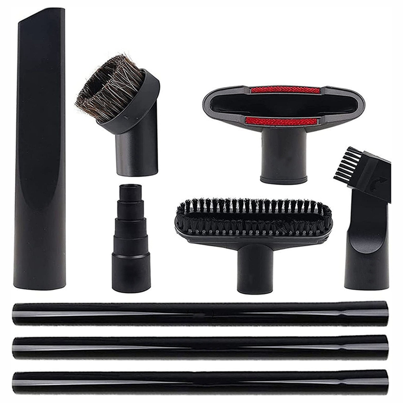 Vacuum Attachments Set 1 1/4 Inch Hardwood Floor Brush Attachments with Standard Hose Adapter, 9