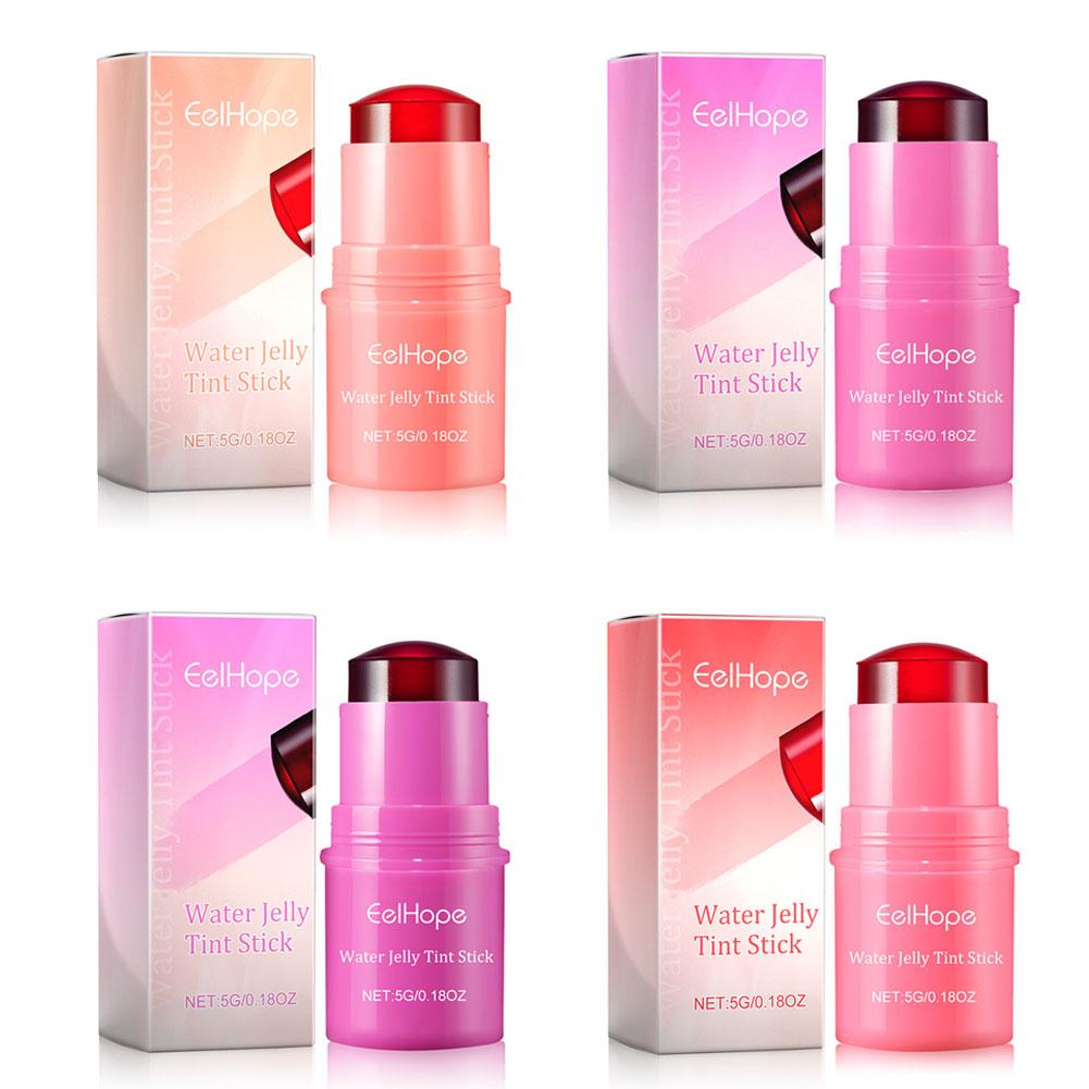 BeliefMelief  Profesional  3 In 1 Powder Blusher Lip Gloss Eyeshadow Stick Water Jelly Rouge Stick Moisturing Natural Beauty Korean Style Cosmestic Beauty. 