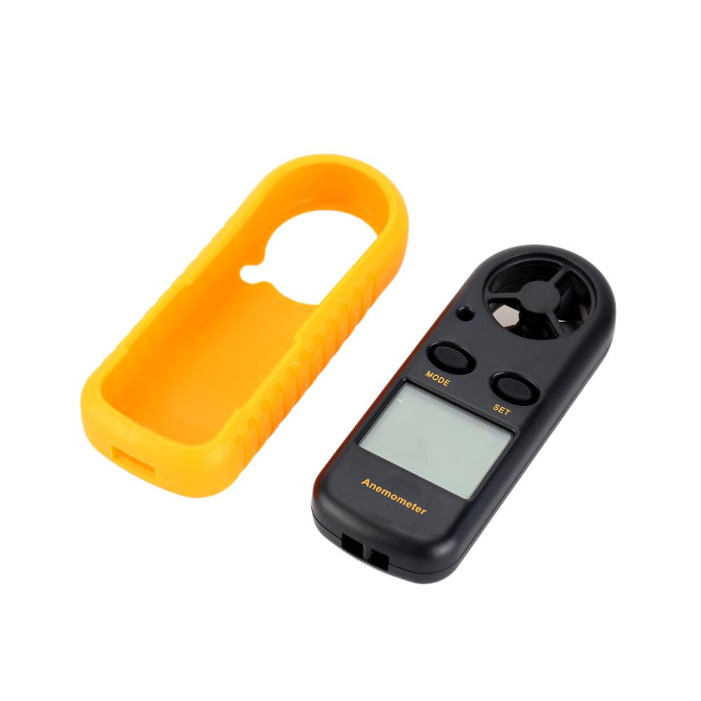 Máy Đo Gió Kỹ Thuật Số LCD Mini Đo Tốc Độ Gió Vận Tốc Không Khí Có Đèn Nền