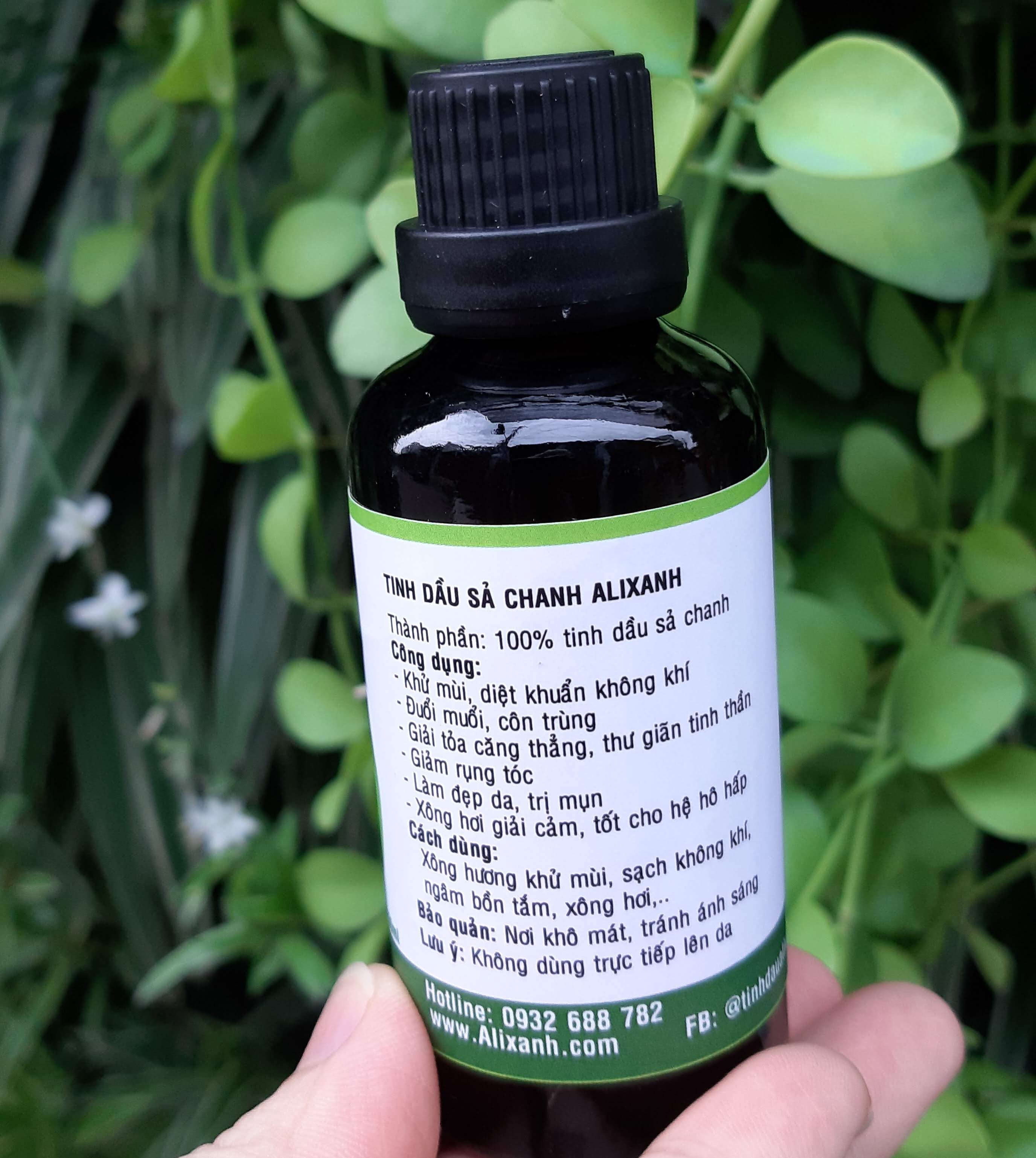 Tinh dầu sả chanh handmade Alixanh 50ml