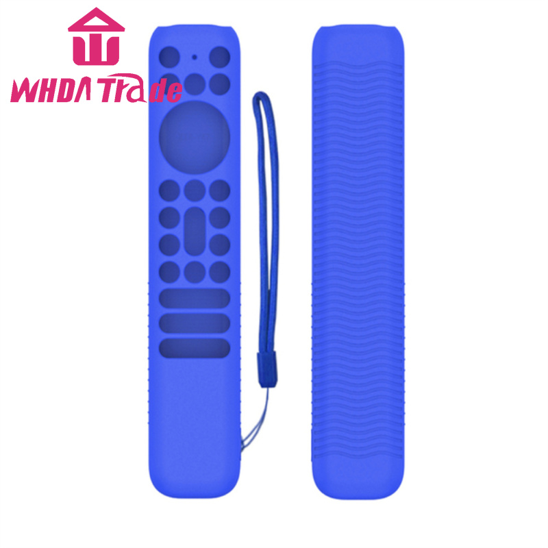 Remote Protective Case Cover Silicone Protective Controller Sleeve Skin With Lanyard  Compatible For TCL RC902V FMR1 RC