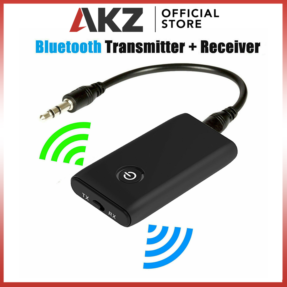 AKZ Wireless Bluetooth 5.0 Transmitter Receiver A2DP 3.5mm Bluetooth