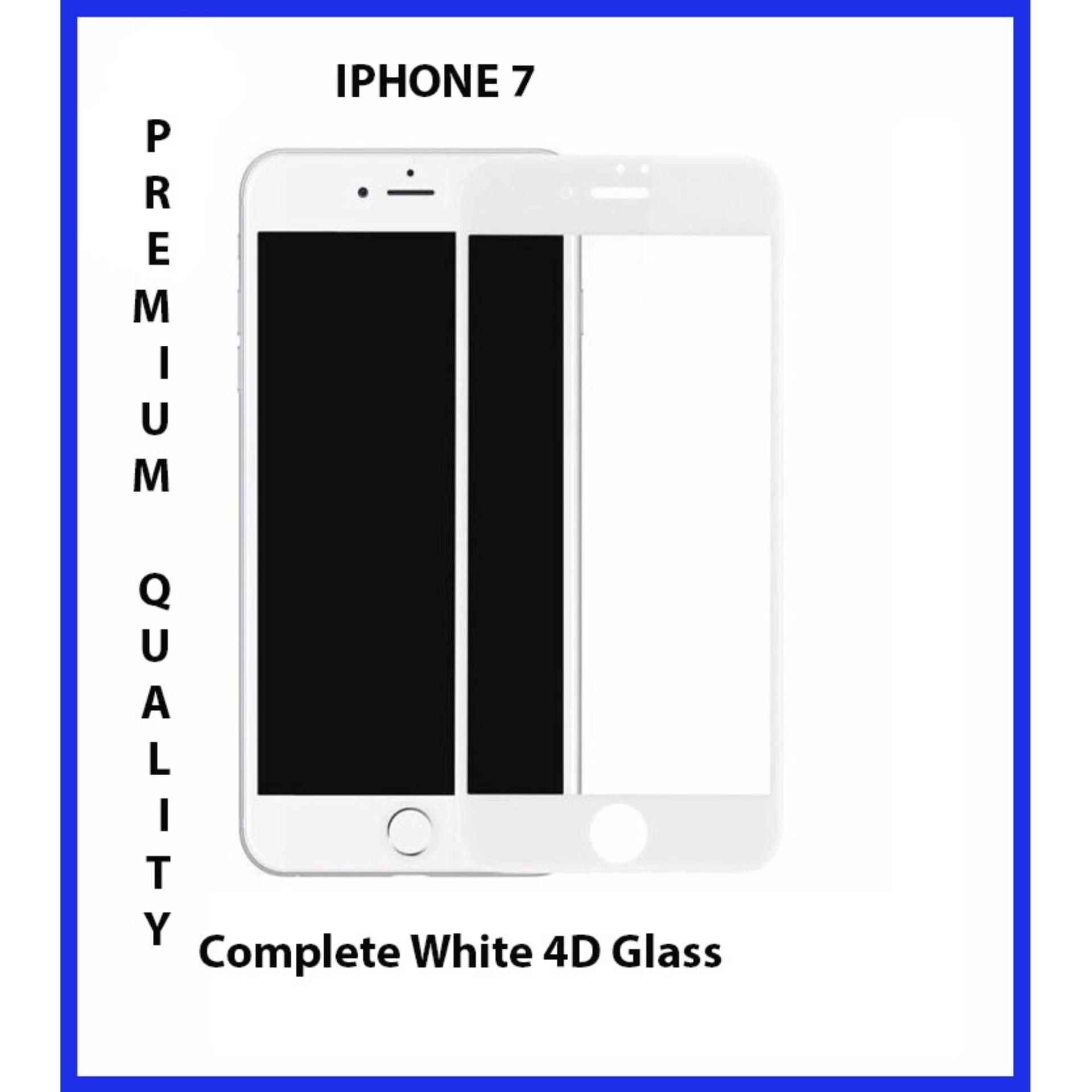 Apple Iphone 7 Full White 9D|5D|6D|10D|11D|21D Tempered Glass Screen Protector Full Glue Edge To Edge For Apple Iphone 7. 