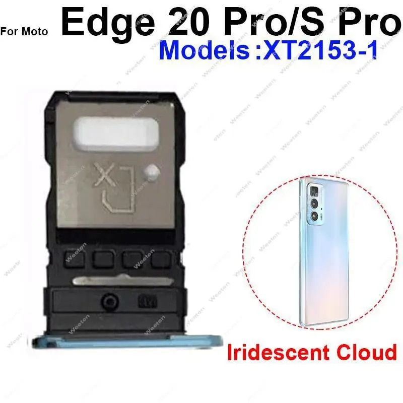 Sim Card Tray Slot For Motorola MOTO Edge 20 Pro 30 Pro S Pro 20 Lite Edge X30 SIM Card Holder Card Reader Socket Adapter. 