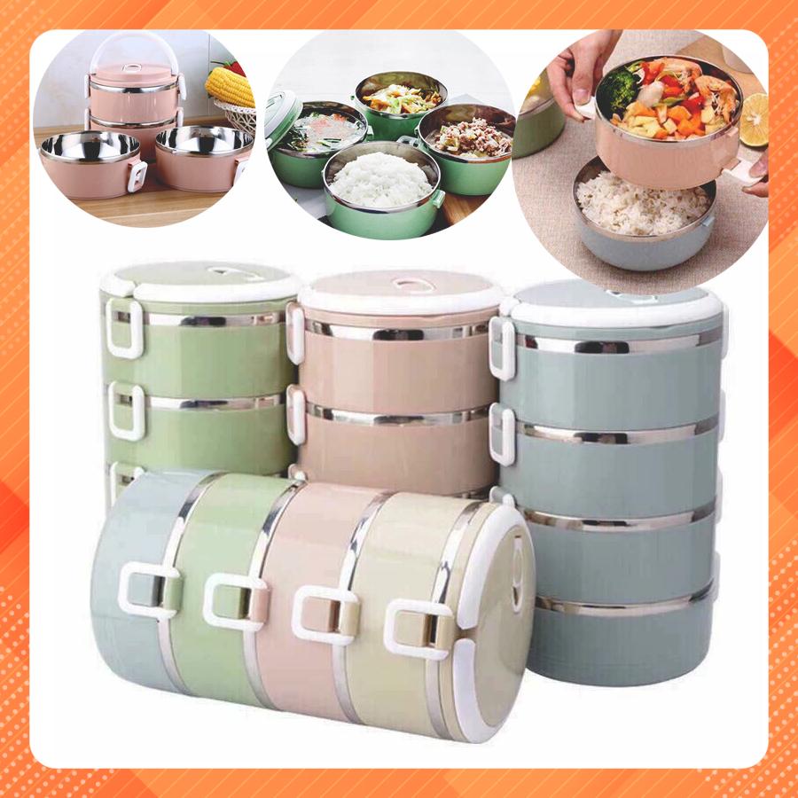 Cặp lồng giữ nhiệt 4 tầng lúa mạch