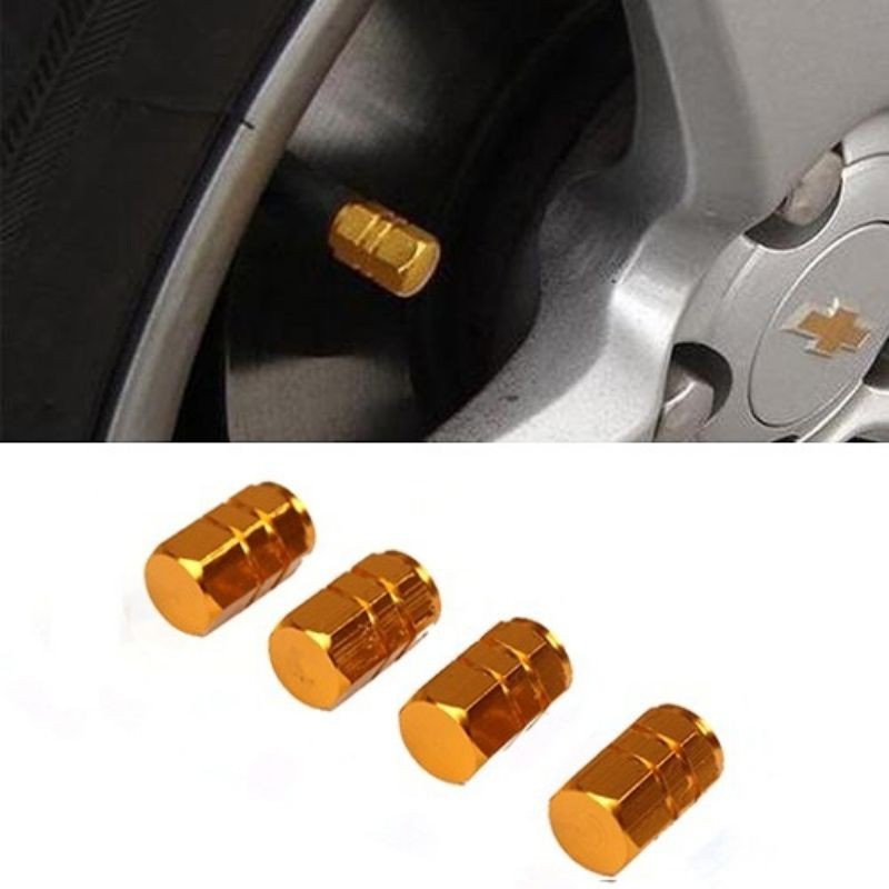 Set 4 Nắp van lốp ô tô xe hơi