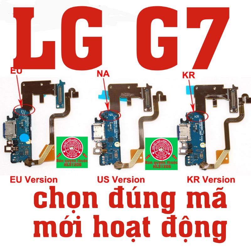Cụm chân sạc LG G7 G7 thinQ