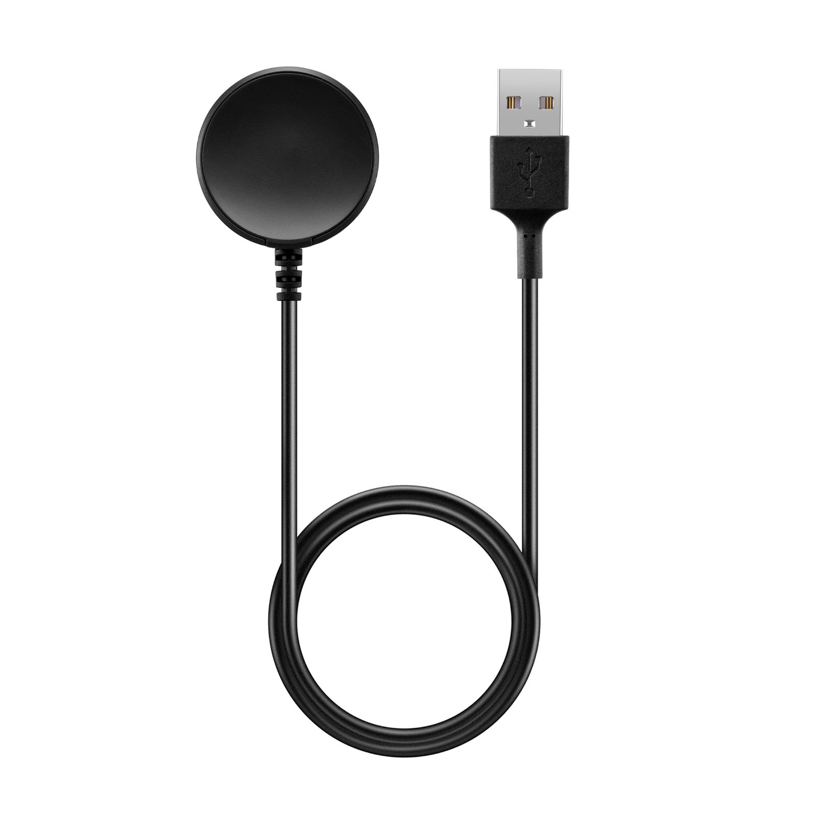 100cm Black Charging Cable For Samsung Galaxy Watch 6/Watch6 Classic Wireless Charger USB-A Charging Cable