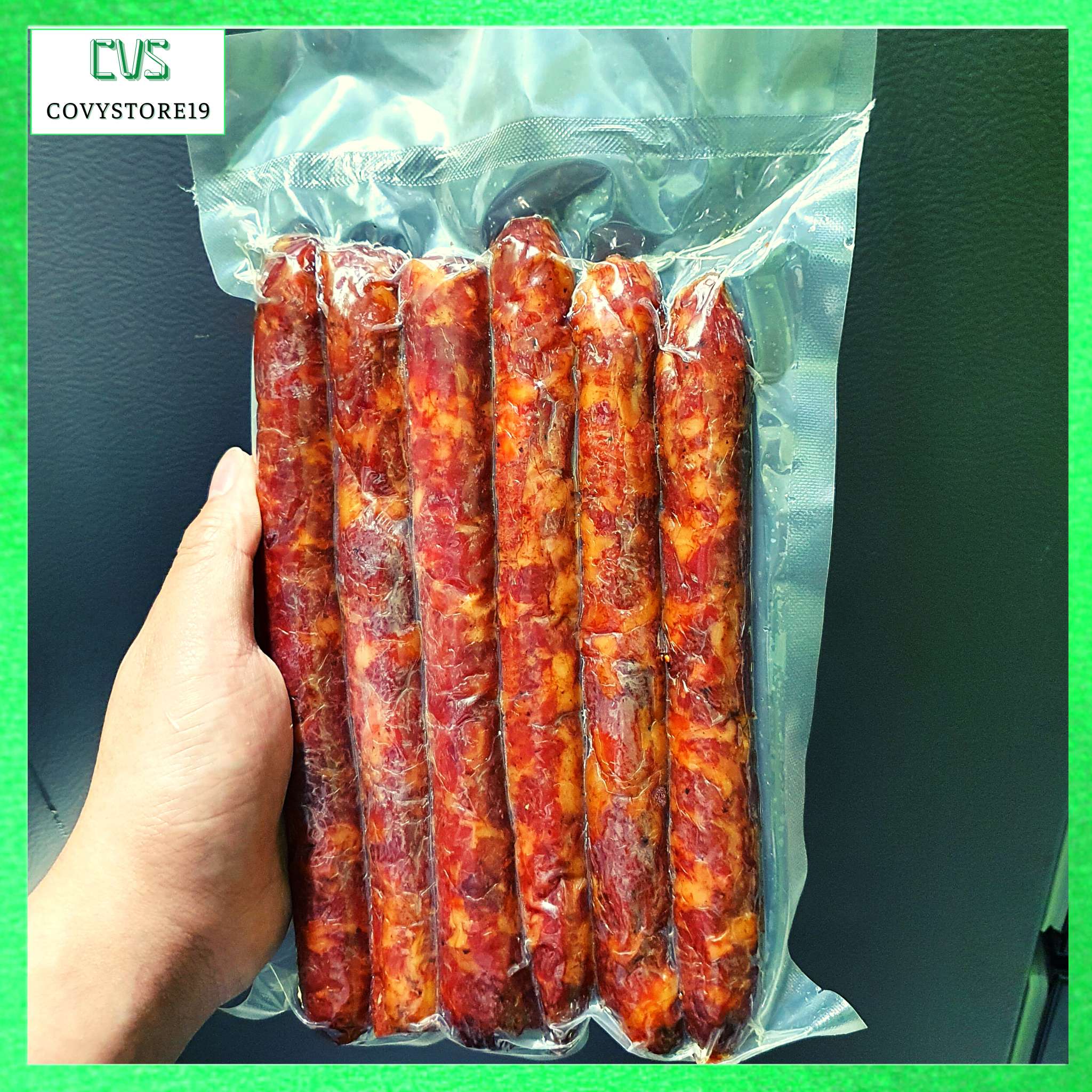 Lạp xưởng gác bếp đặc sản tây bắc thơm ngon túi 500gram