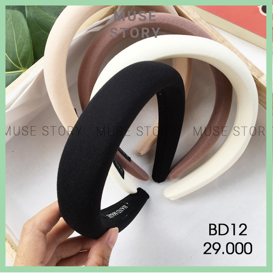 Băng đô, bờm tóc vải gân tiểu thư