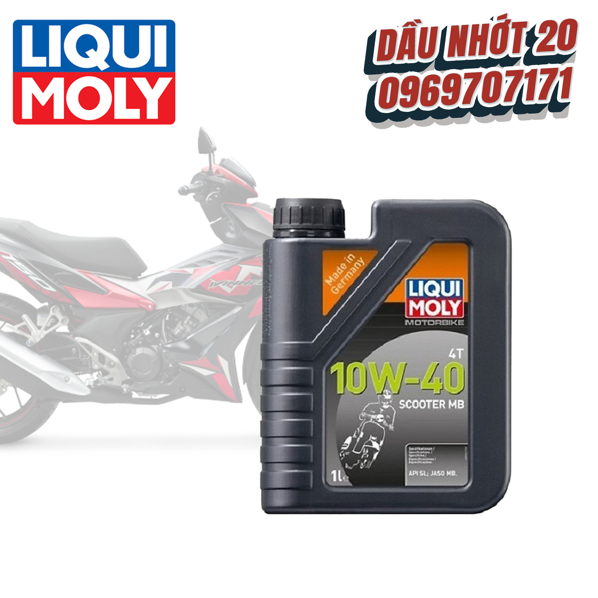 Liqui moly scooter mb 10w40 1 lít - dầu nhớt xe ga