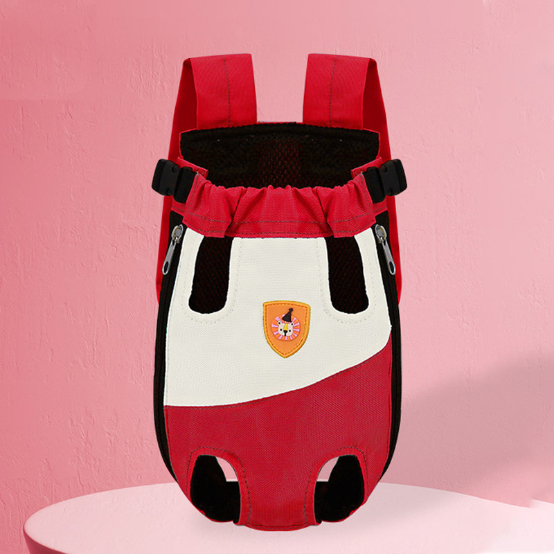 Pet backpack for cats and dogs out chest bag four-legged backpack breathable portable front and back universal bag