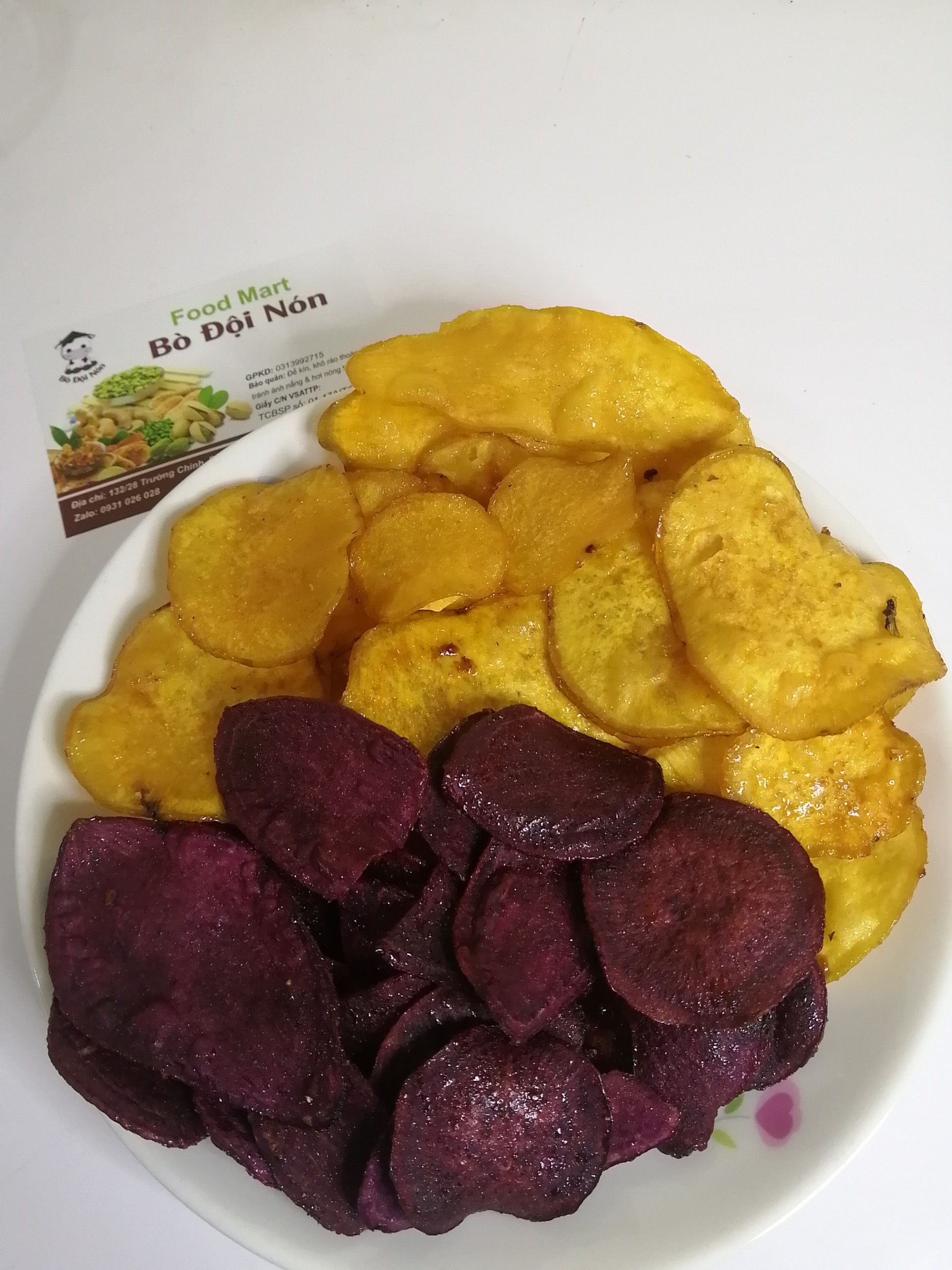 [HCM]1kg Khoai lang sấy mật ong vàng + tím
