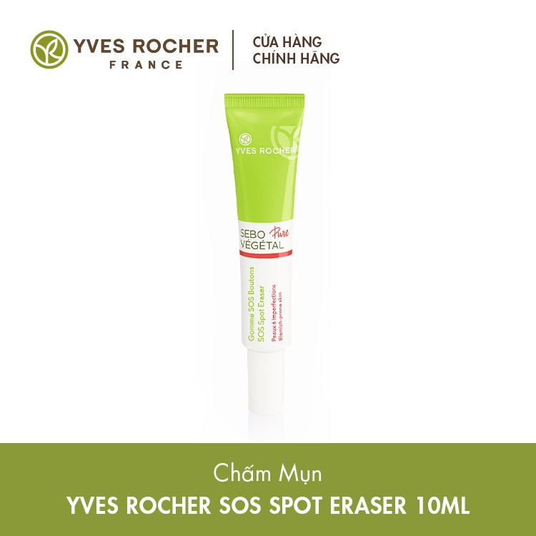 [Duy nhất 22-29.2 Quà 190K đơn từ 500K+ Voucher 60K đơn từ 500k]Chấm Mụn Yves Rocher SOS Spot Eraser 10ml