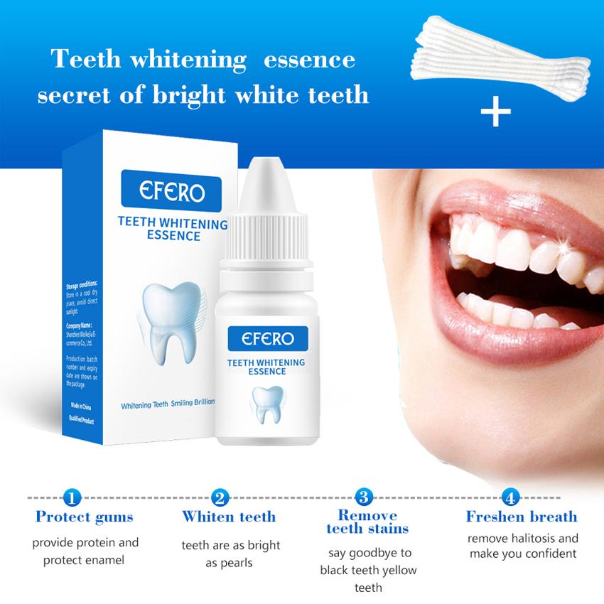 EFERO Teeth Whitening Serum Gel Effectively removes dental stains and