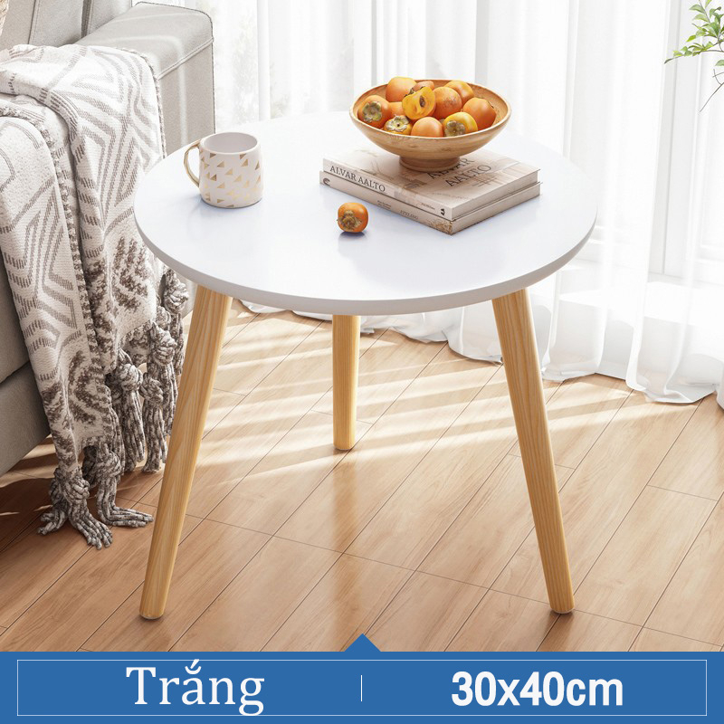 Bàn trà sofa hình tròn, nhiều kích thước và chiều cao