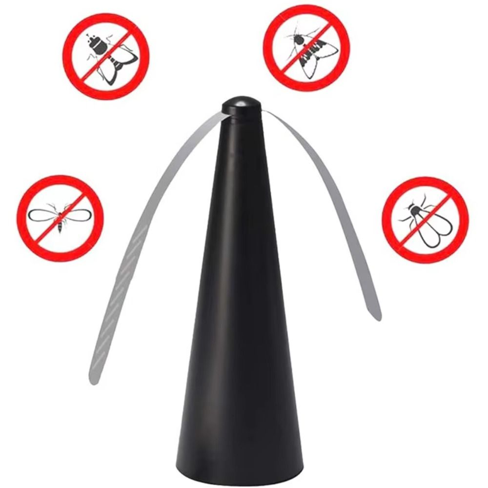 Bug Trap Rotation Multifunctional 360° Rotation Electric Flycatcher Battery Powered Fan ...