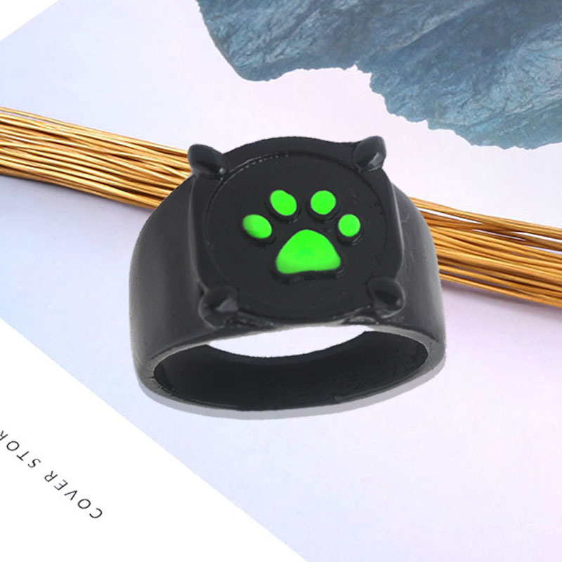 Black Cat Noir Ring Anime Ring Cosplay Costume Rings Jewelry Cat Noir Ring Runrui. 