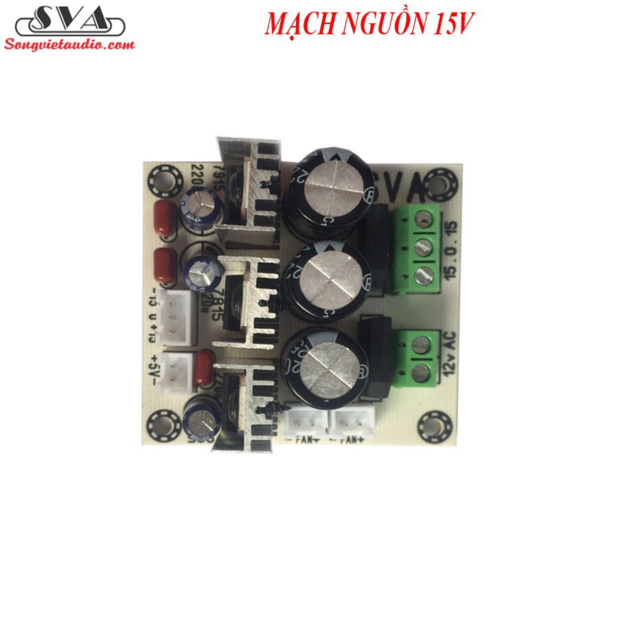 MẠCH NGUỒN ĐỐI XỨNG +/-15V - TRẮNG - MỚI
