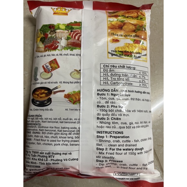 Bột chiên giòn Tuấn Phương - 1kg