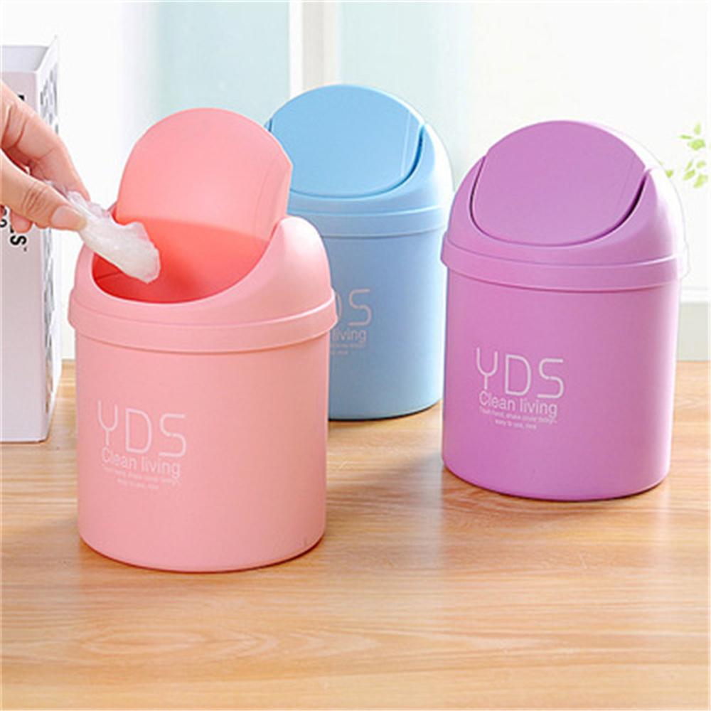 Creative Mini Desktop Trash Can, Household Kitchen Covered Trash Can, Miscellaneous Storage And Cleaning Bin