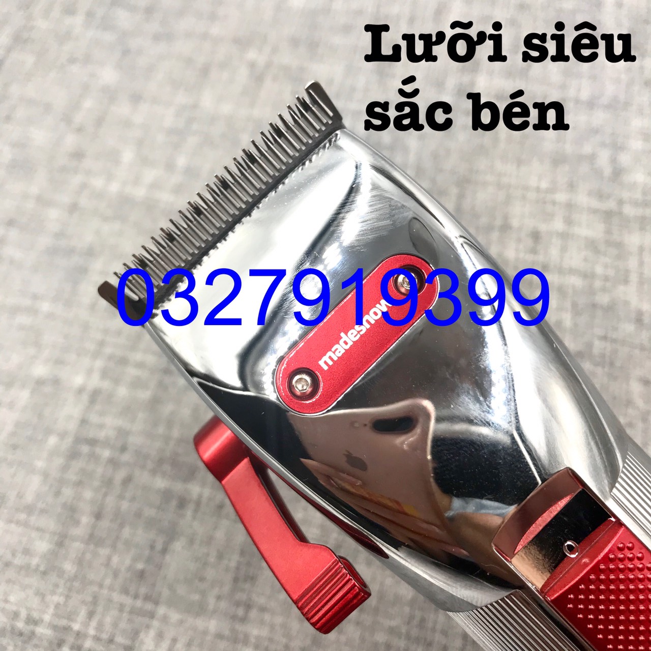 Madeshow Tông đơ cắt tóc M5F cao cấp - Máy cắt tóc chuyên nghiệp với lưỡi titanium sắc bén & pin 3200mAh