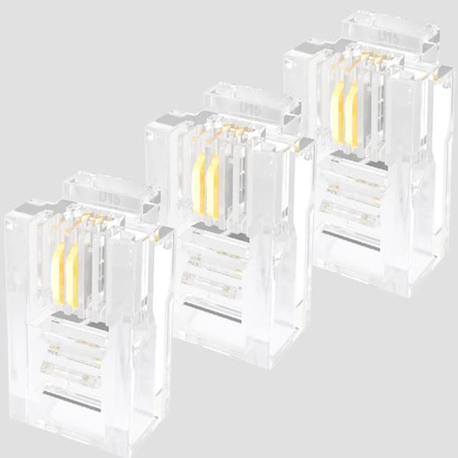 Đầu bấm cáp điện thoại RJ11 connector 6P2C modular plug