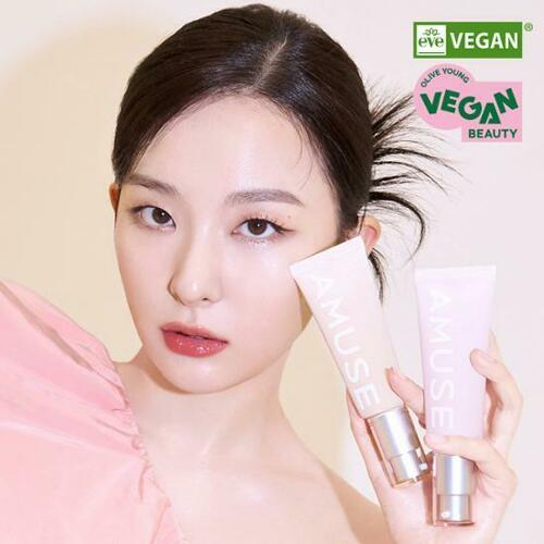 Kem nền thuần chay AMUSE VEGAN PEACH CREAM