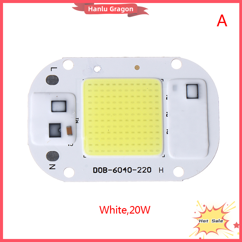Hanlu led chip 20w 30w 50w ac 220v smart cob lamp beads led lamp without driver diy