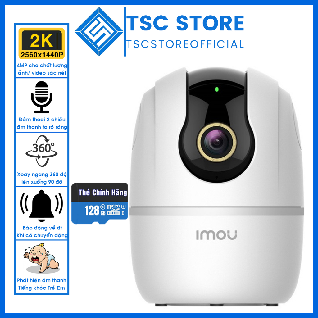 Camera IP WIFI IMOU 4MP A42 & 2MP A22 | Indoor Camera 360° | TSC STORE - tscstoreofficial