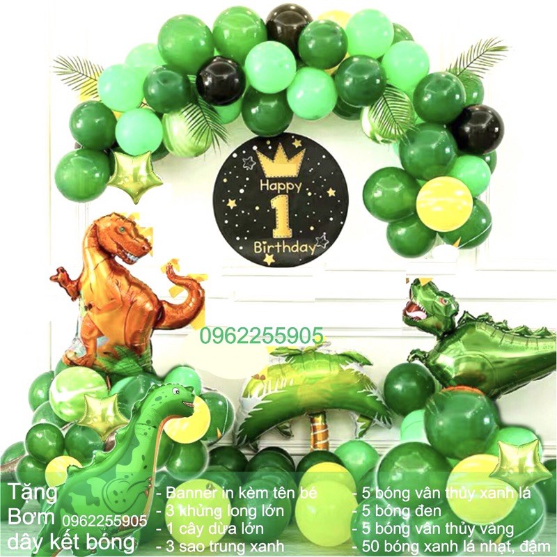 [SIÊU RẺ] Sét bóng khủng long y hình