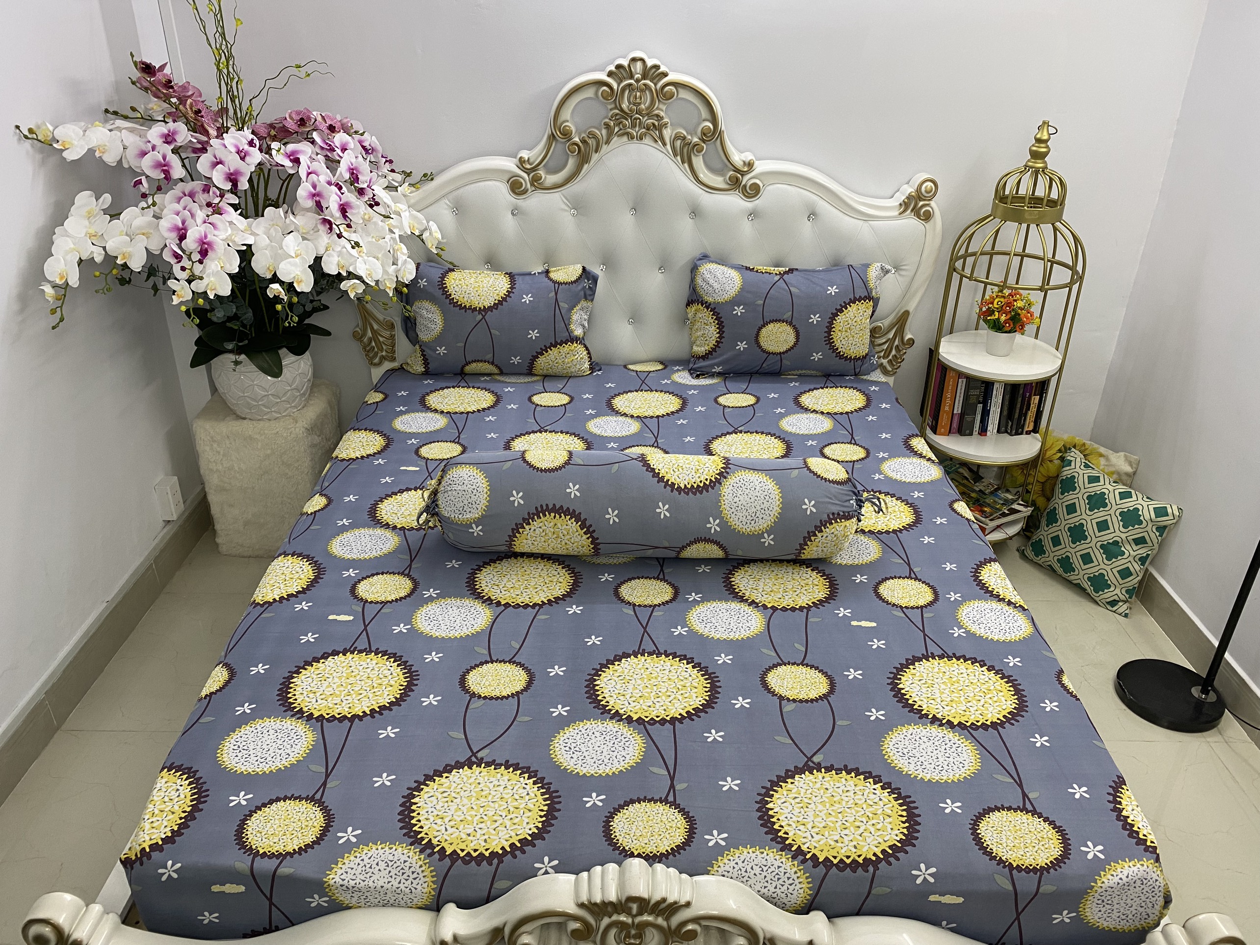 [HCM]Bộ Drap Thun Hàn Quốc mát lạnh 1m2 x 2m { 4 món } nhiều màu