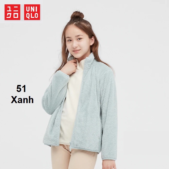 Áo khoác lông cừu 2 mặt khóa kéo trẻ em - tag nhật