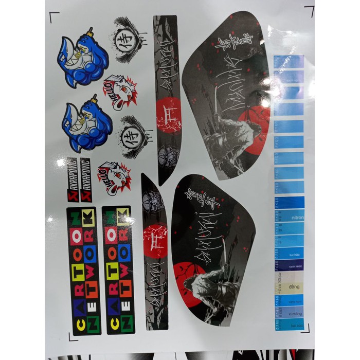 Tem rời cub samurai đen