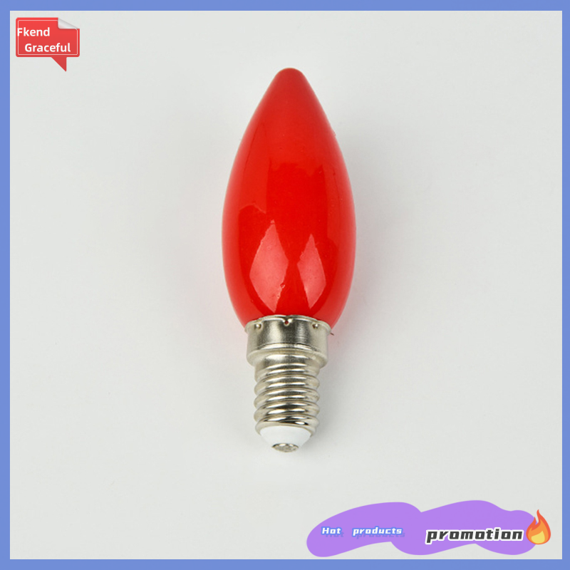 Fkend 1PC led altar bulb E12/E14 Red candle Buddha lamp Temple decorative lamp