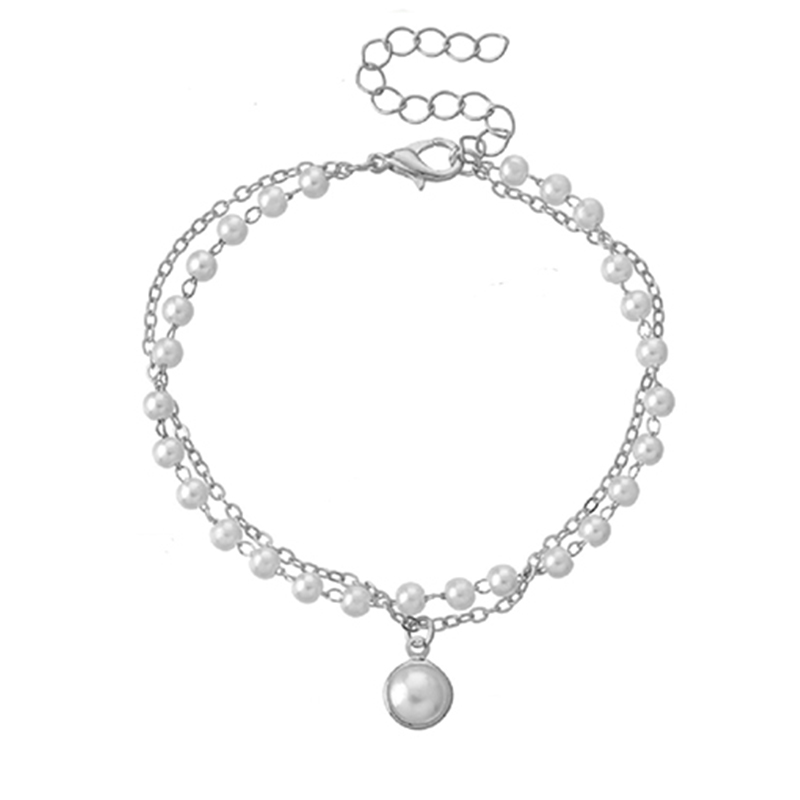Fashion Simple Temperament Pearl All-match Bracelet Personality Ins Cold Wind Handmade Beaded Bracelet for Women