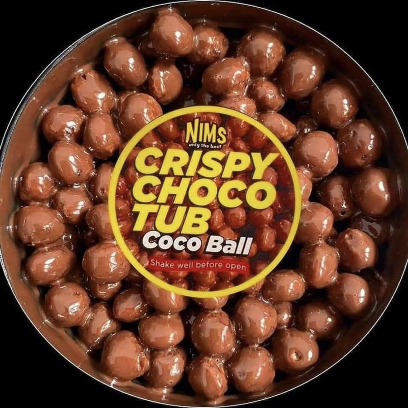 Nims Crispy Choco Tub 7 Flavours Delicious Chocolate Crunchy Indulgent  Snack Yummy Tasty