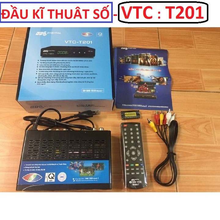Điều Khiển Đầu Thu Kỹ Thuật Số VTC T201