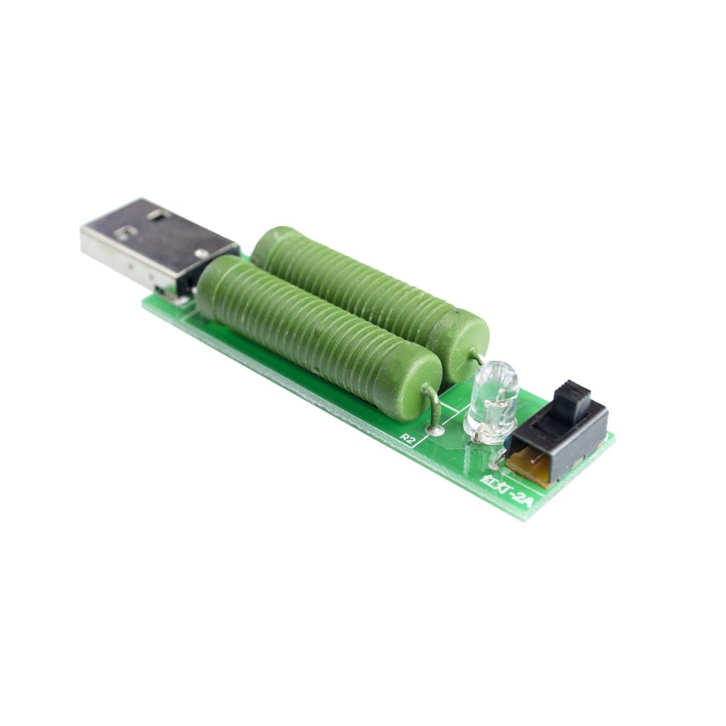 【OneWorldStore】USB mini discharge load resistor 2A/1A With switch 1A ...