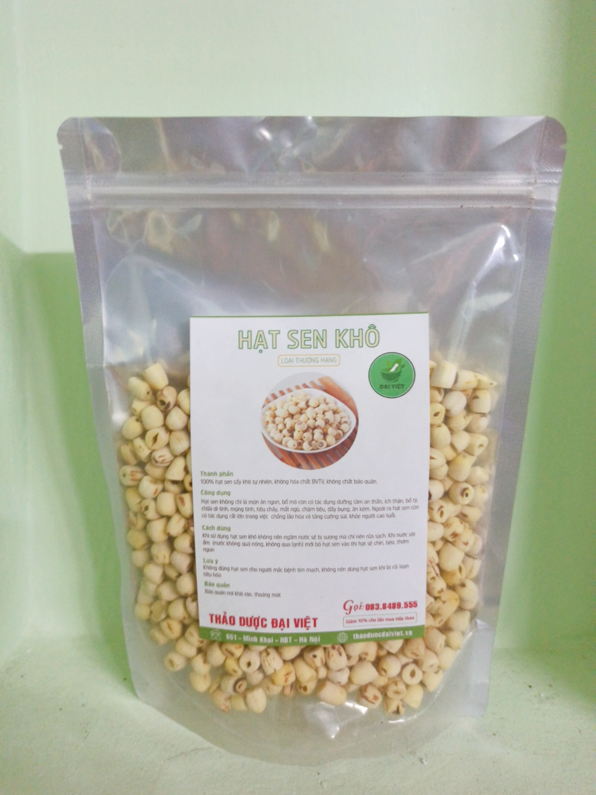 Hạt sen khô loại thượng hạng (1KG) - DB108
