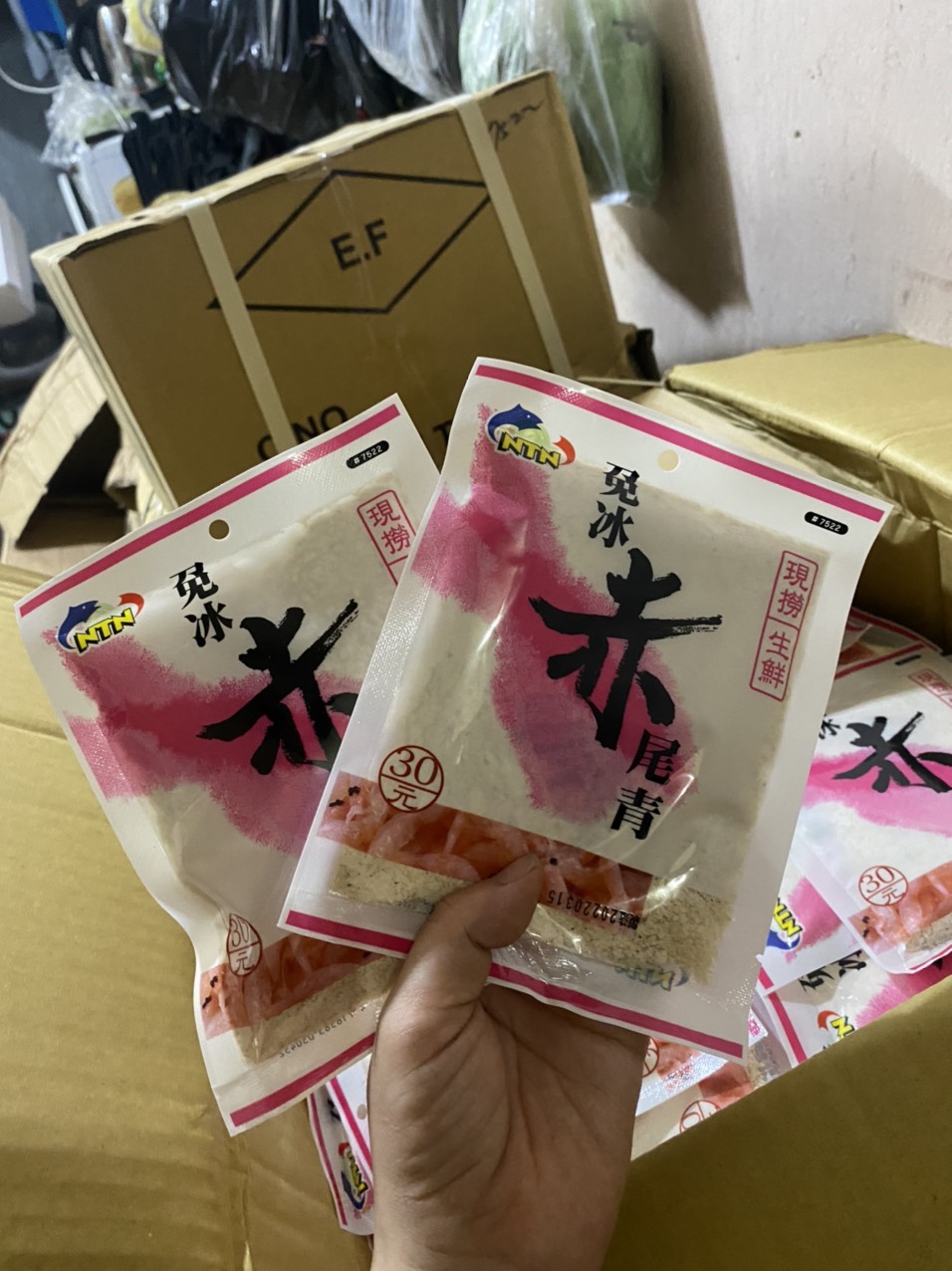 cám câu cá rô phi NTN vị Gan, TÔm