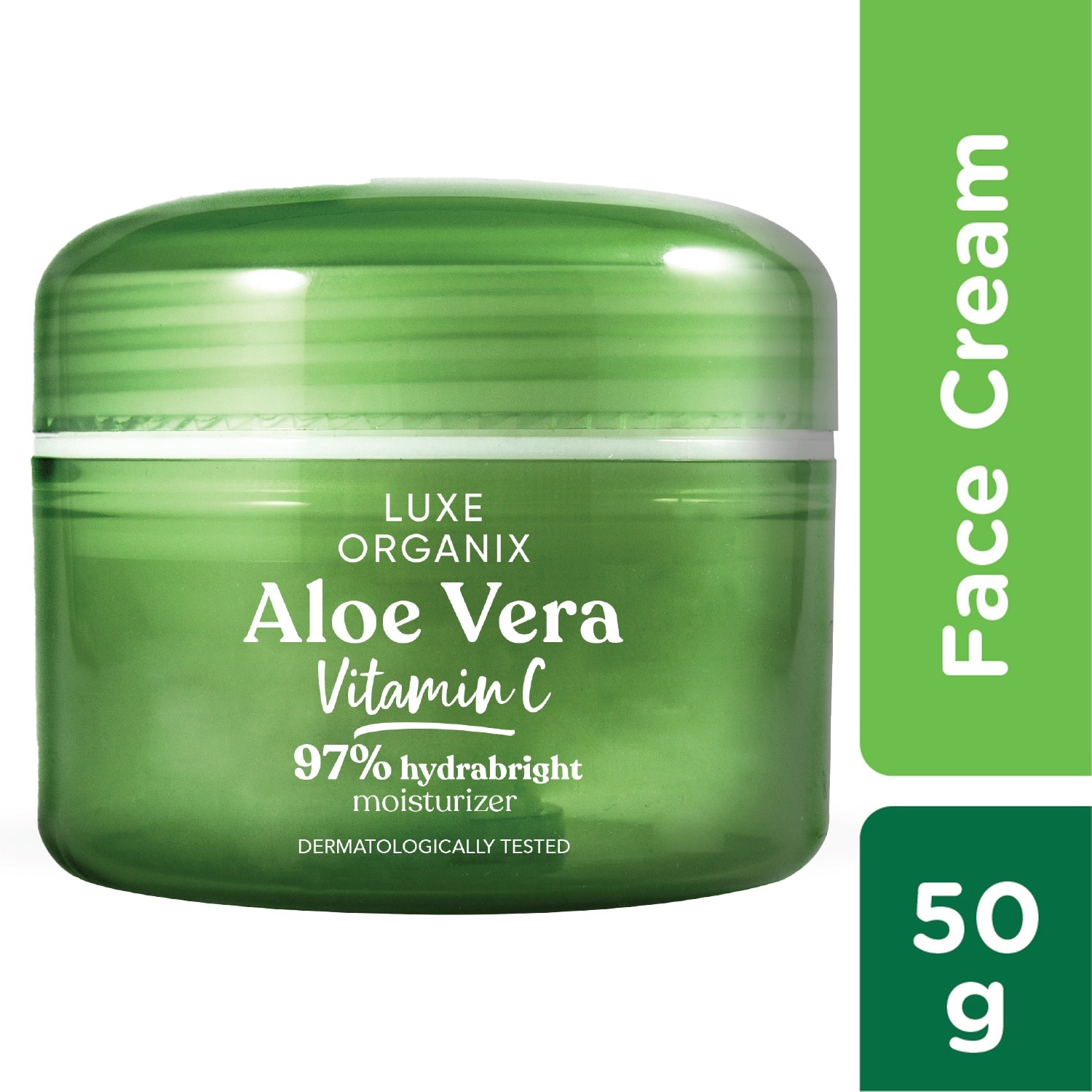 Luxe Organix 97 Aloe Vera All Day Moisture and Whitening Cream with