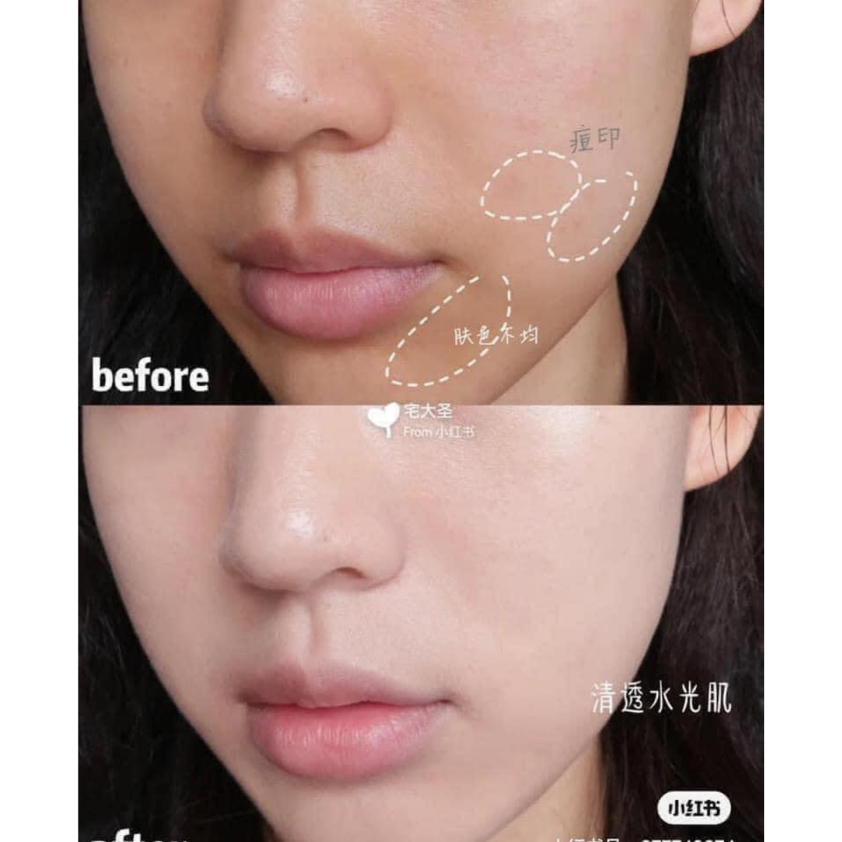 Phấn Nước DPC Pink Aura Cushion SA SPF50+ PA+++ Limited