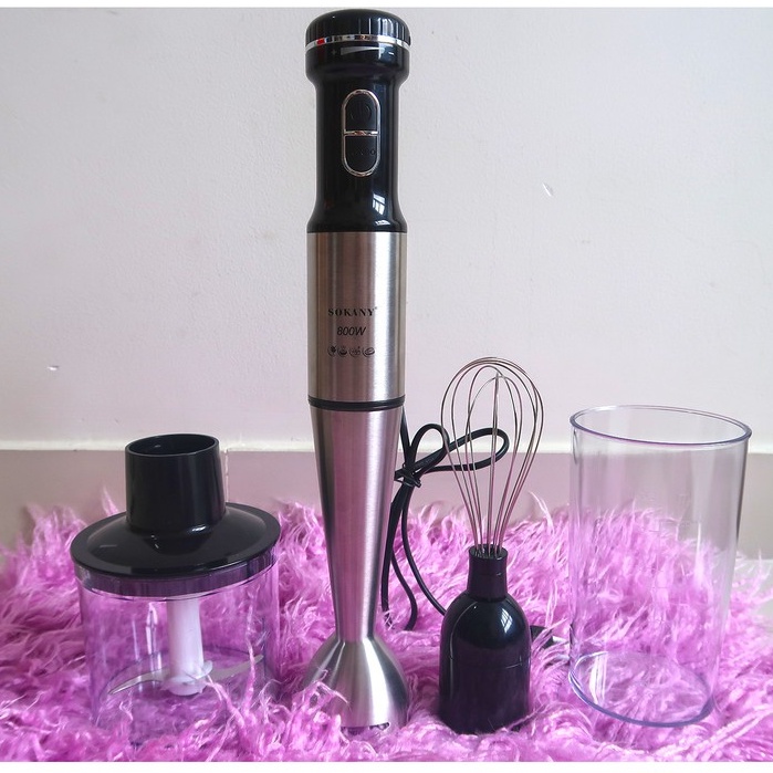MÁY XAY SOKANY WK-768, Máy Xay Cầm Tay Đa Năng, Xay Cháo, Xay Sinh Tố, XayThực Phẩm... Thao Tác Dễ Dàng, Vệ Sinh Nhanh Chóng, Lưỡi Dao Kép, Xay Cực Mạnh.Bảo HÀNH 3 Tháng.